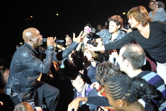 Seal a donné un concert exceptionnel au Zenith de Paris le 2 décembre 2012.