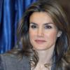 Letizia d'Espagne lors d'une réunion de l'opération ''A toi de jouer !'' en faveur de la protection de l'environnement, à Madrid, le 3 décembre 2012.