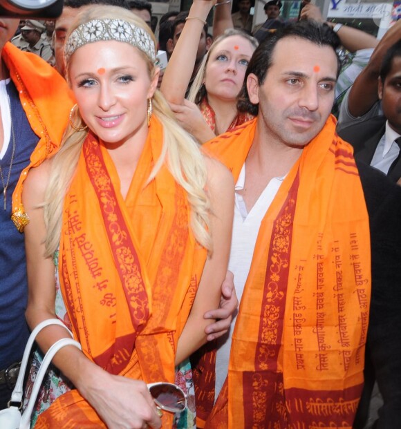 Paris Hilton à Bombay le 3 décembre 2012.