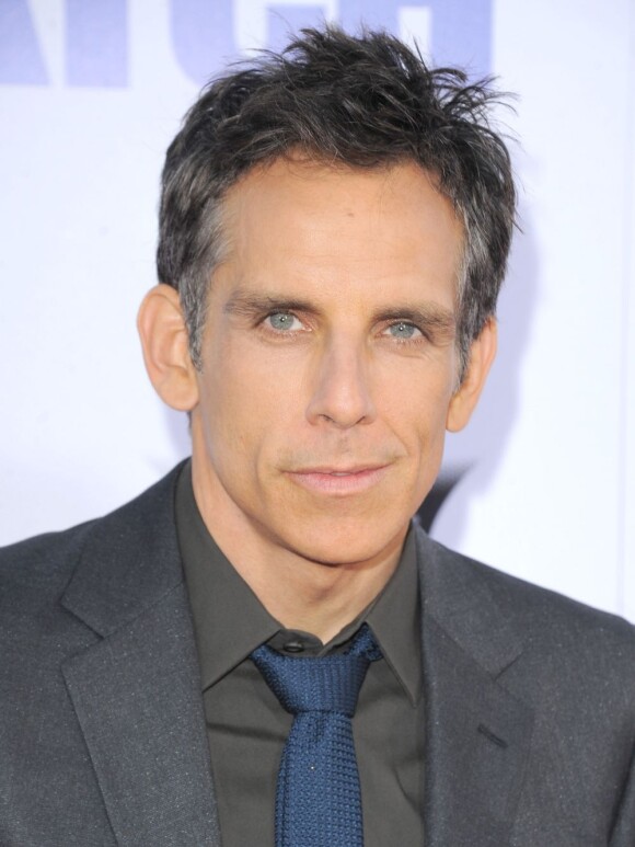 9e au classement Forbes des acteurs les moins rentables, Ben Stiller a été vu dans Voisins du troisième type, comme ici à la première du film le 23 juillet 2012.