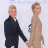 Ellen DeGeneres et Portia De Rossi à Los Angeles le 23 septembre 2012.