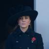 Kate Middleton lors des commemorations du 11 novembre à Londres au Cenotaph de Whitehall