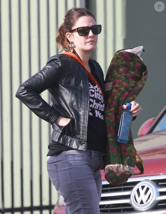 Exclusif - L'actrice Drew Barrymore à Los Angeles, le 9 décembre 2012.