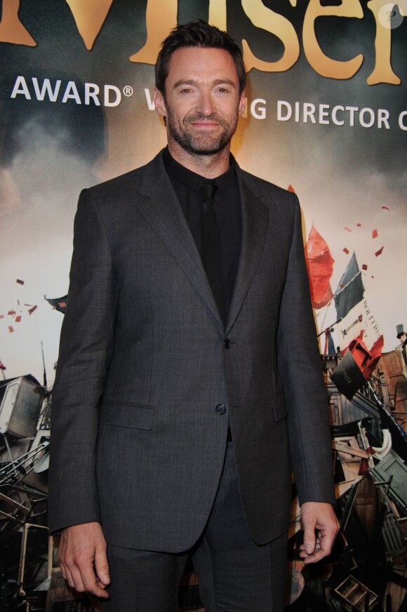 Hugh Jackman à l'after-party du film Les Misérables à Londres, le 5 décembre 2012.