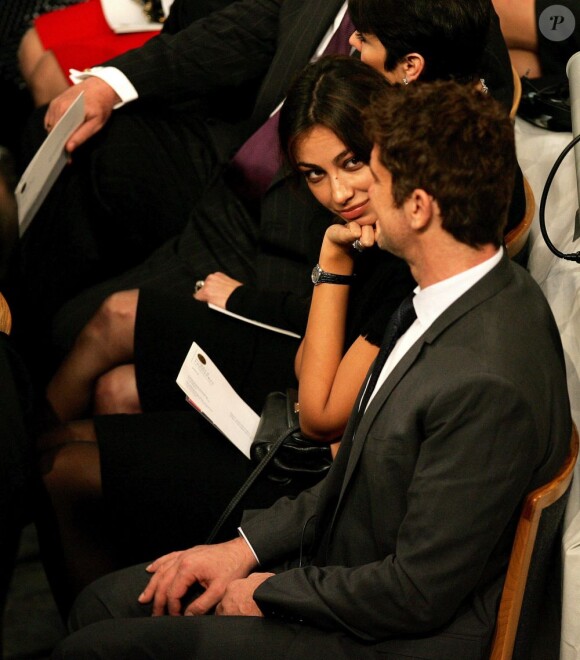 Gerard Butler était accompagné de sa petite amie Madalina Ghenea lors de la remise du prix Nobel de la Paix à l'UE à Oslo le 10 décembre 2012.