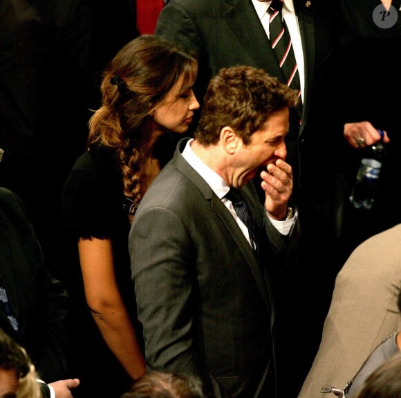 Gerard Butler était accompagné de sa petite amie Madalina Ghenea lors de la remise du prix Nobel de la Paix à l'UE à Oslo le 10 décembre 2012.