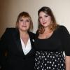Michèle Bernier et Charlotte Gaccio lors d'un spectacle avec Michèle Bernier au profit de l'association Meghanora au théâtre la Nouvelle Eve à Paris le 10 Decembre 2012.