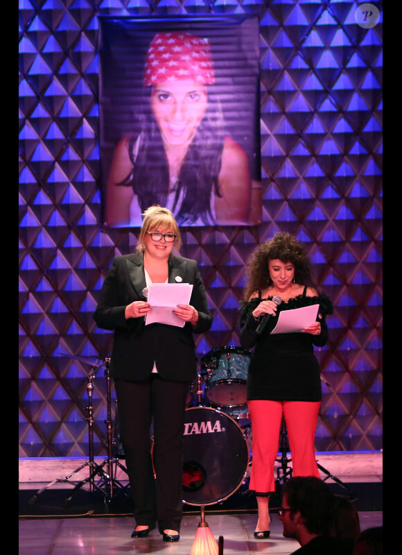 Michèle Bernier lors d'un spectacle avec Michèle Bernier au profit de l'association 'Meghanora' au théâtre la nouvelle Eve à Paris le 10 Decembre 2012.