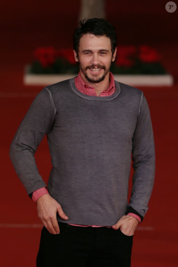 L'acteur James Franco à Rome, le 16 novembre 2012.