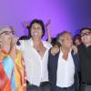 Desireless avec Richard Anconina, Jean-Luc Lahaye et Thomas Langmann à l'avant-première du film Stars 80 à l'UGC de Lyon, le 28 septembre 2012. 