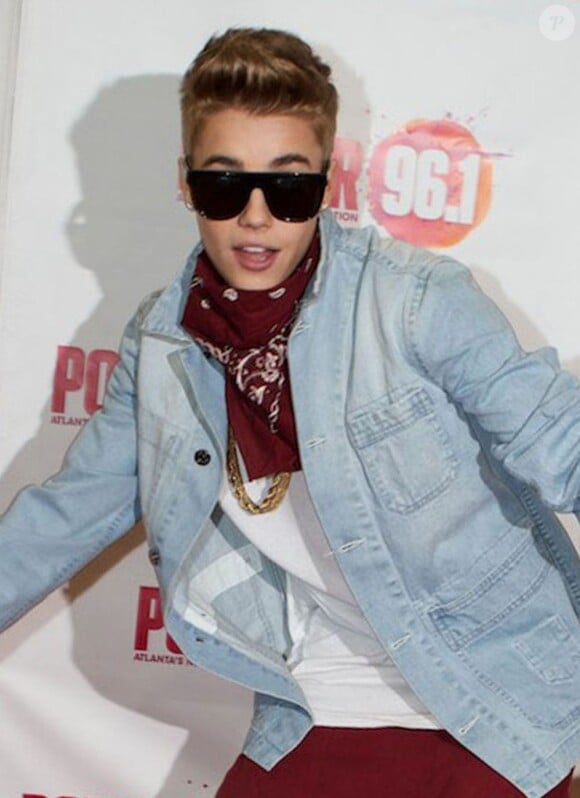 Justin Bieber lors du Jingle Ball 2012 de la station de radio Power 96.1 à la Philips Arena. Atlanta, le 12 décembre 2012.