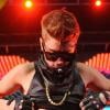 Justin Bieber sur la scène du Patriot Center à Fairfax (État de Virginie) lors du Washington DC Jingle Ball organisé par la station de radio Hot 99.5. Le 11 décembre 2012.