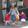 Sarah Jessica Parker et ses jumelles à New York le 13 décembre 2012
