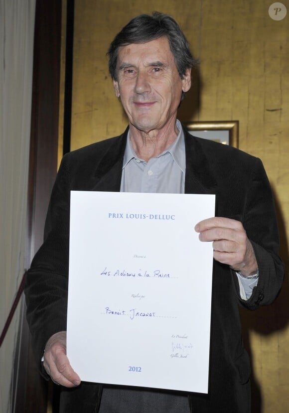 Jean-Pierre Guerin, producteur des Adieux à la Reine est venu chercher le Prix Louis-Delluc 2012, décerné à Benoît Jacquot pour son film, au Fouquet's, le 14 décembre.