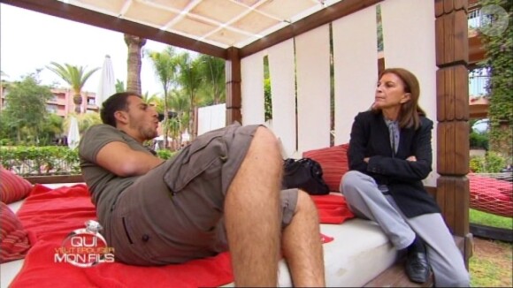 Alexandre et Linda dans Qui veut épouser mon fils ?, saison 2, le vendredi 14 décembre 2012 sur TF1
