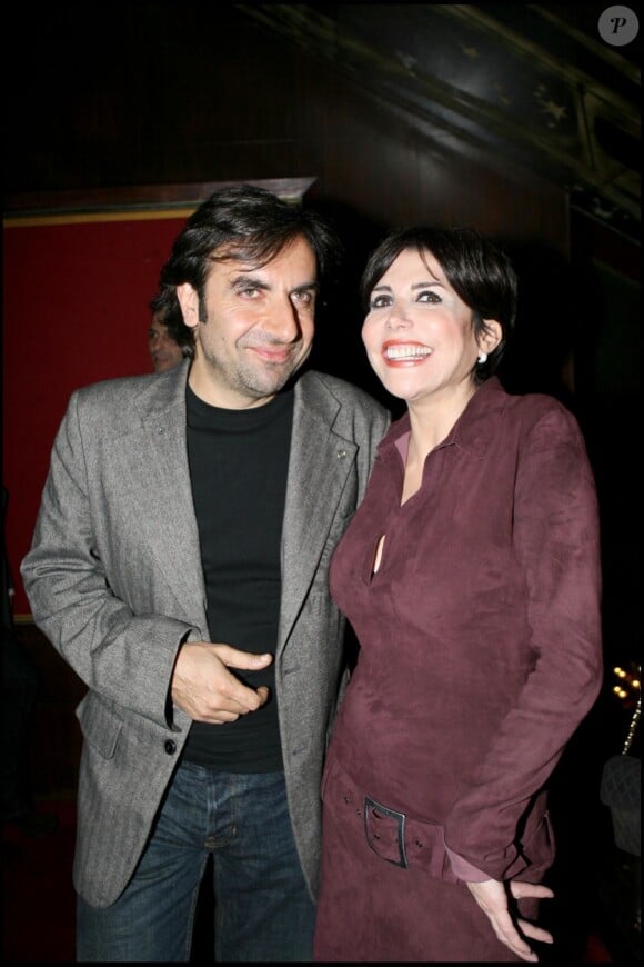 André Manoukian et Liane Foly le 18 novembre 2006 à Paris.