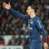 Zlatan Ibrahimovic frustré lors du match entre le Paris Saint-Germain et Lyon le 16 décembre 2012 au Parc des Princes à Paris (victoire 1-0 du PSG)