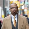 L'acteur Ice-T sur le tournage de la série Law & Order: Special Victims Unit (New York Unité Spéciale) à New York. Le 18 décembre 2012.