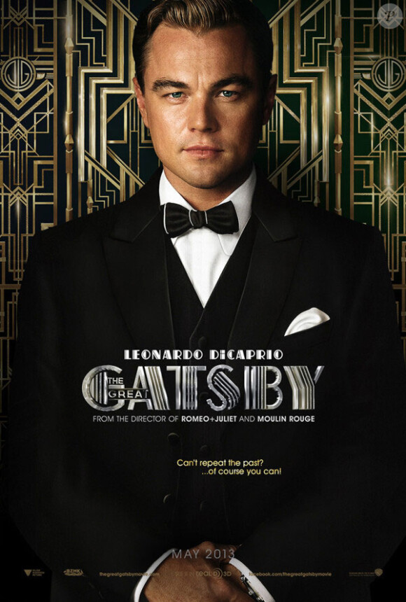 Characters poster pour Leonardo DiCaprio dans Gatsby le Magnifique.