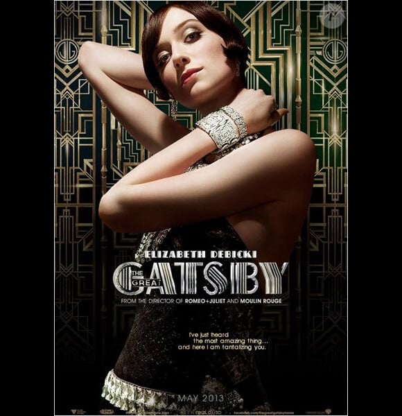 Characters poster pour Elizabeth Debicki dans Gatsby le Magnifique.