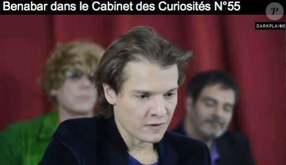 Bénabar, invité du Cabinet des Curiosités n°55 de Darkplanneur, décembre 2012.