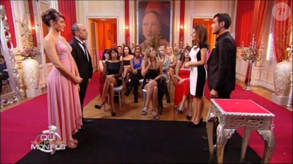 Julien et Marie dans le dernier épisode de Qui veut épouser mon fils ?, saison 2, le vendredi 21 décembre 2012 sur TF1