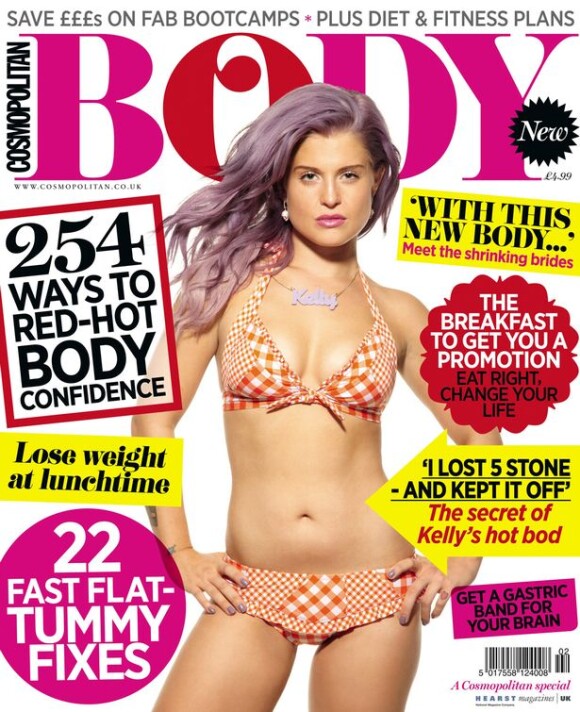 Kelly Osbourne photographiée par Nicky Johnston, dévoile sa nouvelle plastique en couverture du magazine britannique Cosmopolitan Body.