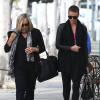 Charlize Theron et sa mère Gerda profitent de leur week-end avec un déjeuner au restaurant suivi d'une visite à l'institut de beauté Zen Nail Spa. Beverly Hills, le 22 décembre 2012.