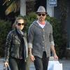 Robert Downey Jr. et sa femme Susan Levin font du shopping à Santa Monica le 16 décembre 2012.