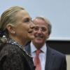 La femme politique Hillary Clinton le 5 décembre 2012 en Belgique.