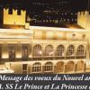 Le prince Albert II de Monaco lors de son allocution pour les voeux de la nouvelle année 2013