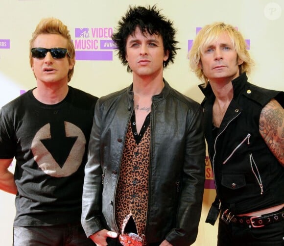 Green Day à Los Angeles le 6 septembre 2012