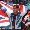 UK's Andy Murray gagne la médaille d'or durant les Jeux olympiques, le 14 août 2012, Londres.