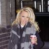 Pamela Anderson arrive aux studios ITV à Londres pour l'émission This Morning, le 3 janvier 2013.