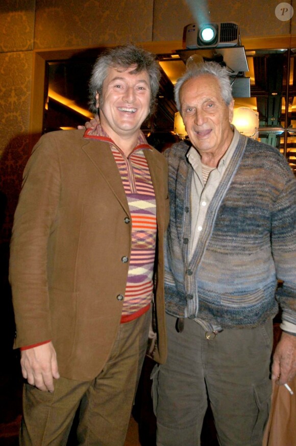 Vittorio Missoni et son père  Ottavio en 2004