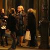 Nicole Kidman quitte le tournage du biopic Grace of Monaco, d'Olivier Dahan à Paris, le 6 janvier 2013.