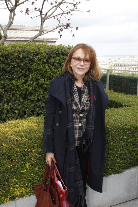 Elisabeth Depardieu à Paris le 26 avril 2012.