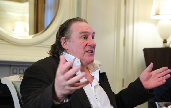Gérard Depardieu le 5 janvier 2013 en Russie