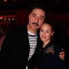 Simon Abkarian et Alice David lors de la première de la pièce Menelas rebetiko rapsodie au théâtre Le Grand Parquet à Paris le 9 janvier 2013