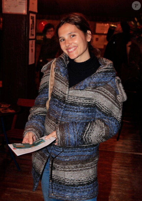 Virginie Ledoyen lors de la première de la pièce Menelas rebetiko rapsodie au théâtre Le Grand Parquet à Paris le 9 janvier 2013