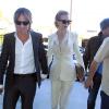 Nicole Kidman et Keith Urban arrivant à la soirée "Gold meets Golden" à Los Angeles, le samedi 12 janvier 2013.