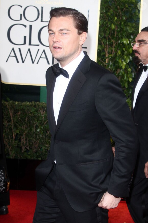 Leonardo DiCaprio lors des Golden Globes Awards 2013 à Los Angeles, le 13 janvier 2013.