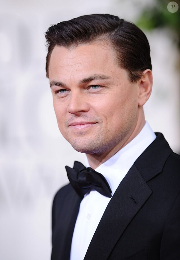 Leonardo DiCaprio rare et précieux, repart bredouille des Golden Globes Awards 2013 à Los Angeles, le 13 janvier 2013.