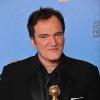 Quentin Tarantino remporte le prix du meilleur scénario original aux Golden Globes Awards 2013 à Los Angeles, le 13 janvier 2013.