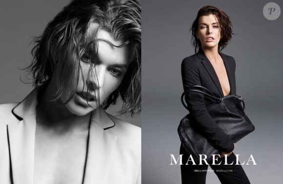 Milla Jovovich, ravissante égérie de Marella, pose pour la campagne printemps-été 2013 de la marque italienne.