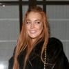 Lindsay Lohan quitte le restaurant Cipriani à Londres le 30 décembre 2012.