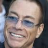 Jean-Claude Van Damme lors de l'inauguration d'une statue à son effigie à Anderlecht, le 21 octobre 2012.