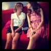 Louise a posté une photo d'elle et de Salomé Lagresle lors de la première saison de The Voice