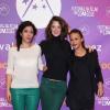 Naidra Ayadi, Charlotte Le Bon et Alice Belaïdi au festival international du film de comédie de l'Alpe d'Huez le 17 Janvier 2013.