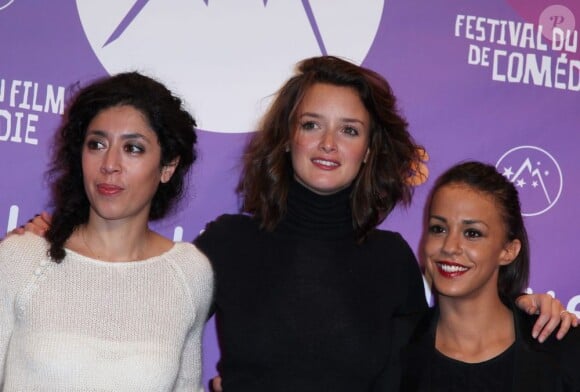 Naidra Ayadi, Charlotte Le Bon et Alice Belaïdi trois beaux coups de coeur au festival international du film de comédie de l'Alpe d'Huez le 17 Janvier 2013.